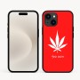 כיסוי בעיצוב אישי עם השם שלך לדגם - Apple iPhone 16e בעיצוב עלה מריחואנה - גראס