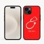 כיסוי בעיצוב אישי עם השם שלך לדגם - Apple iPhone 16e בעיצוב סטטוסקופ רופא