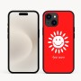 כיסוי בעיצוב אישי עם השם שלך לדגם - Apple iPhone 16e בעיצוב שמש