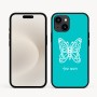 כיסוי בעיצוב אישי עם השם שלך לדגם - Apple iPhone 16e בעיצוב פרפר