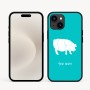 כיסוי בעיצוב אישי עם השם שלך לדגם - Apple iPhone 16e בעיצוב חזיר