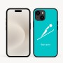כיסוי בעיצוב אישי עם השם שלך לדגם - Apple iPhone 16e בעיצוב קפיצת סקי אולימפית