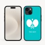 כיסוי בעיצוב אישי עם השם שלך לדגם - Apple iPhone 16e בעיצוב פינג פונג