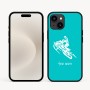 כיסוי בעיצוב אישי עם השם שלך לדגם - Apple iPhone 16e בעיצוב אופנוע שלג