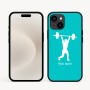 כיסוי בעיצוב אישי עם השם שלך לדגם - Apple iPhone 16e בעיצוב הרמת משקולות