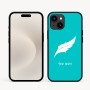 כיסוי בעיצוב אישי עם השם שלך לדגם - Apple iPhone 16e בעיצוב נוצת נוצה