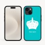 כיסוי בעיצוב אישי עם השם שלך לדגם - Apple iPhone 16e בעיצוב כתר מלכותי