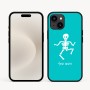 כיסוי בעיצוב אישי עם השם שלך לדגם - Apple iPhone 16e בעיצוב סקלטון