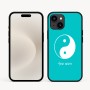 כיסוי בעיצוב אישי עם השם שלך לדגם - Apple iPhone 16e בעיצוב סמל יינג יאנג