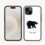 כיסוי בעיצוב אישי עם השם שלך לדגם - Apple iPhone 16e בעיצוב דוב