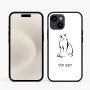 כיסוי בעיצוב אישי עם השם שלך לדגם - Apple iPhone 16e בעיצוב חתול