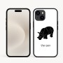 כיסוי בעיצוב אישי עם השם שלך לדגם - Apple iPhone 16e בעיצוב קרנף
