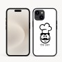 כיסוי בעיצוב אישי עם השם שלך לדגם - Apple iPhone 16e בעיצוב שף