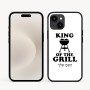 כיסוי בעיצוב אישי עם השם שלך לדגם - Apple iPhone 16e בעיצוב מלך הגריל
