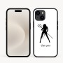 כיסוי בעיצוב אישי עם השם שלך לדגם - Apple iPhone 16e בעיצוב אישה שטן