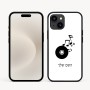 כיסוי בעיצוב אישי עם השם שלך לדגם - Apple iPhone 16e בעיצוב תקליטור - אזור מוזיקה