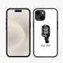 כיסוי בעיצוב אישי עם השם שלך לדגם - Apple iPhone 16e בעיצוב מיקרופון