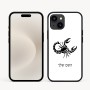 כיסוי בעיצוב אישי עם השם שלך לדגם - Apple iPhone 16e בעיצוב מזלות - עקרב