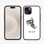 כיסוי בעיצוב אישי עם השם שלך לדגם - Apple iPhone 16e בעיצוב אופנוע שלג