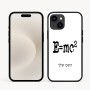 כיסוי בעיצוב אישי עם השם שלך לדגם - Apple iPhone 16e בעיצוב נוסחת אלברט איינשטיין
