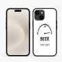 כיסוי בעיצוב אישי עם השם שלך לדגם - Apple iPhone 16e בעיצוב מיכל של בירה