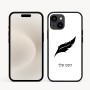 כיסוי בעיצוב אישי עם השם שלך לדגם - Apple iPhone 16e בעיצוב נוצת נוצה