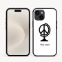 כיסוי בעיצוב אישי עם השם שלך לדגם - Apple iPhone 16e בעיצוב גלובוסי שלום