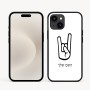 כיסוי בעיצוב אישי עם השם שלך לדגם - Apple iPhone 16e בעיצוב יד סלע