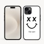 כיסוי בעיצוב אישי עם השם שלך לדגם - Apple iPhone 16e בעיצוב סמיילי