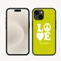 כיסוי בעיצוב אישי עם השם שלך לדגם - Apple iPhone 16e בעיצוב אהבה