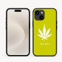 כיסוי בעיצוב אישי עם השם שלך לדגם - Apple iPhone 16e בעיצוב עלה מריחואנה - גראס