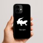 כיסוי בעיצוב אישי עם השם שלך לדגם - Apple iPhone 16e בעיצוב תנין