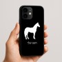 כיסוי בעיצוב אישי עם השם שלך לדגם - Apple iPhone 16e בעיצוב סוס