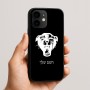 כיסוי בעיצוב אישי עם השם שלך לדגם - Apple iPhone 16e בעיצוב פני פנטרה