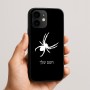 כיסוי בעיצוב אישי עם השם שלך לדגם - Apple iPhone 16e בעיצוב עכביש