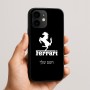 כיסוי בעיצוב אישי עם השם שלך לדגם - Apple iPhone 16e בעיצוב פרארי