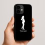 כיסוי בעיצוב אישי עם השם שלך לדגם - Apple iPhone 16e בעיצוב אישה בהריון