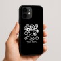 כיסוי בעיצוב אישי עם השם שלך לדגם - Apple iPhone 16e בעיצוב מחזמר אנג'ל 2