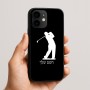 כיסוי בעיצוב אישי עם השם שלך לדגם - Apple iPhone 16e בעיצוב שחקן גולף