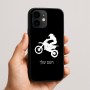 כיסוי בעיצוב אישי עם השם שלך לדגם - Apple iPhone 16e בעיצוב מוטוקרוס