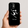 כיסוי בעיצוב אישי עם השם שלך לדגם - Apple iPhone 16e בעיצוב סקי אולימפי