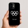 כיסוי בעיצוב אישי עם השם שלך לדגם - Apple iPhone 16e בעיצוב אולימפי