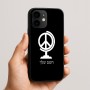 כיסוי בעיצוב אישי עם השם שלך לדגם - Apple iPhone 16e בעיצוב גלובוסי שלום