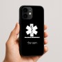 כיסוי בעיצוב אישי עם השם שלך לדגם - Apple iPhone 16e בעיצוב חובש
