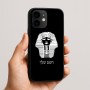 כיסוי בעיצוב אישי עם השם שלך לדגם - Apple iPhone 16e בעיצוב פרעה - תות ענח' אמון מצרי