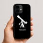 כיסוי בעיצוב אישי עם השם שלך לדגם - Apple iPhone 16e בעיצוב טלסקופ