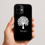 כיסוי בעיצוב אישי עם השם שלך לדגם - Apple iPhone 16e בעיצוב עץ