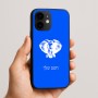 כיסוי בעיצוב אישי עם השם שלך לדגם - Apple iPhone 16e בעיצוב ראש פיל