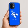 כיסוי בעיצוב אישי עם השם שלך לדגם - Apple iPhone 16e בעיצוב עקרב
