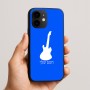 כיסוי בעיצוב אישי עם השם שלך לדגם - Apple iPhone 16e בעיצוב גיטרה